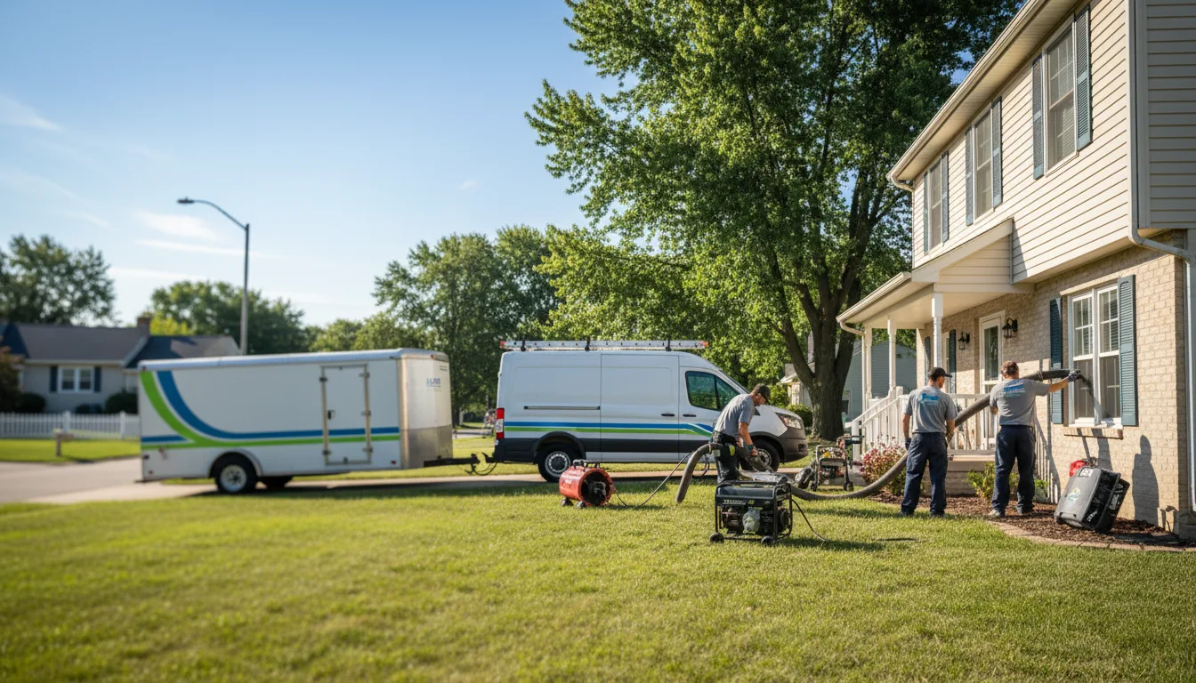 Flooded Basement Restoration And Cleanup With Repair in Smithville, OH near me